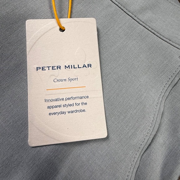 Peter Millar Men's Shackleford Performance Hybrid Shorts NWT Sz 44 Gray Golf - Picture 10 of 16